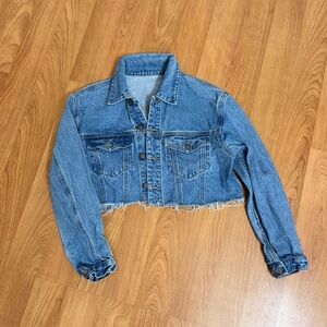 Brandy Melville Cropped Denim Jacket